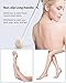 FUNEST Back Scrubber for Shower, 2 in 1 Shower Brush Exfoliator with Pumice Stone, 15 inch Long Handle Body Brush for Wet or Dry Brush