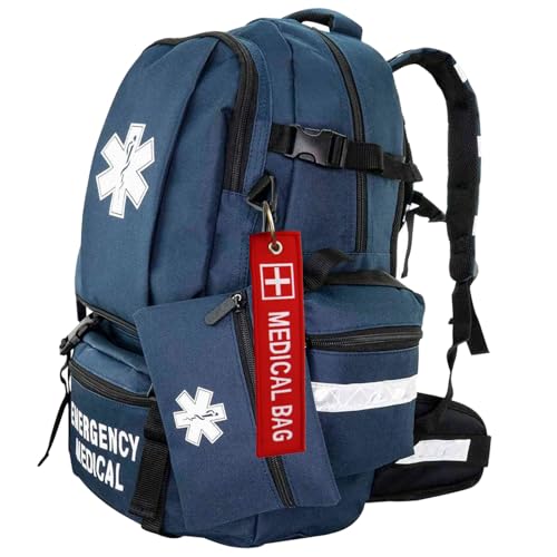 2 Pack Medical Alert Bag Tag for Medical Bag CPAP Respiratory Devices Diabetes Allergy Epipen Inside First Aid Tag4