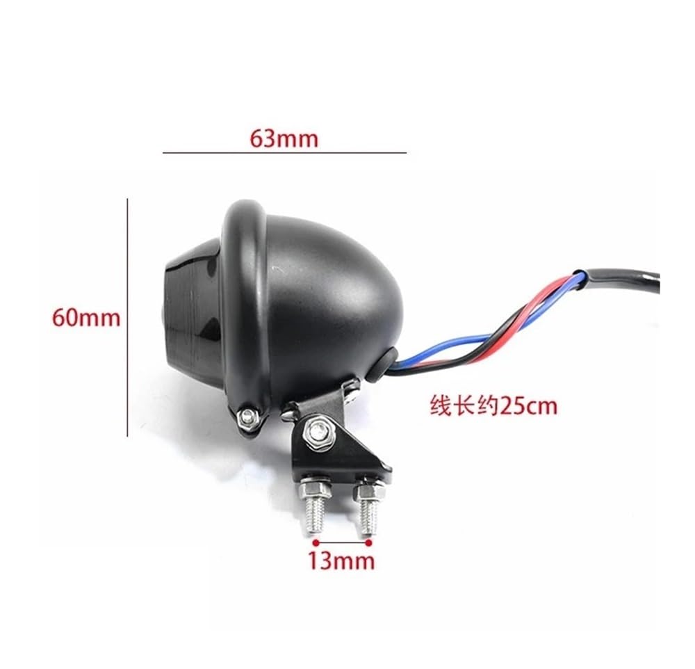 Stop Luce Posteriore Moto per Cruise da Crociera, Modificate, Universali, LED, Segnale di Stop, Fanale Posteriore, Lampada di Stop, Luce di Stop, Fanale Posteriore, Luce di Stop