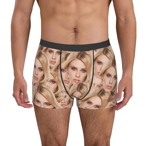 Personalized Boxers for Men, Customized Underwear, Custom Underwear for Men, Birthday Day Gifts for Him4