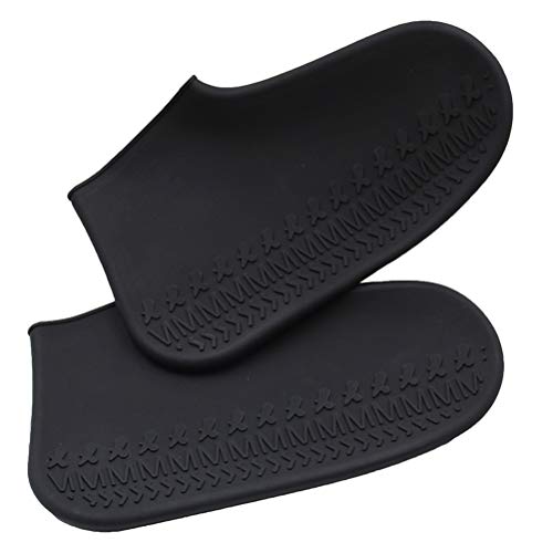 Milisten Cubrezapatos de Antideslizantes Impermeables Resistentes para Lluvia y Barro Reutilizables Unisex Talla Cubiertas Prácticas y Duraderas para Exteriores