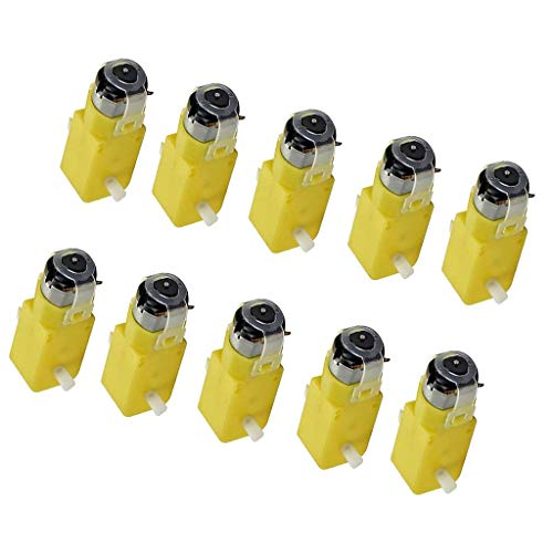 DollaTek 10Pcs Smart Car TT Motor Launch Smart Car Gear Motor For Arduino