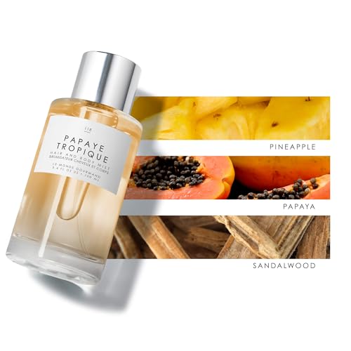 Le Monde Gourmand 93549 Papaye Tropique Hair & Body Mist - 3.4Oz (100Ml) - Floral, Fruity, Sandalwood Fragrance Notes thumb #2