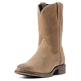 Ariat Mens Downtown Western Boot Burned Grey Roughout 10