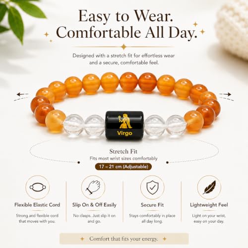 Image of Zodiac Crystal Bracelet for Men & Women