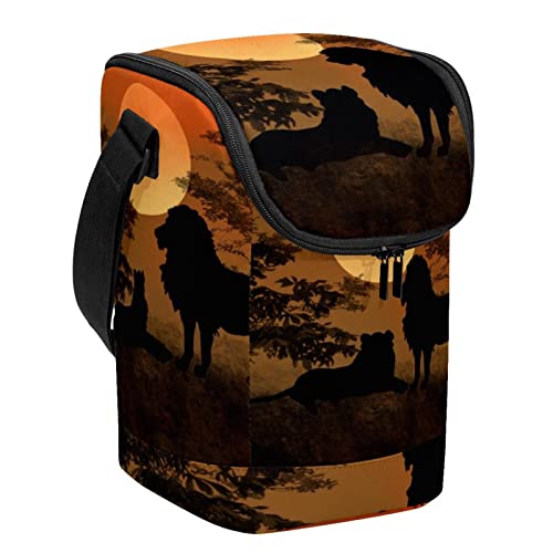 Lonchera grande Wild Animal con correa ajustable reforzada e interior aislante 2