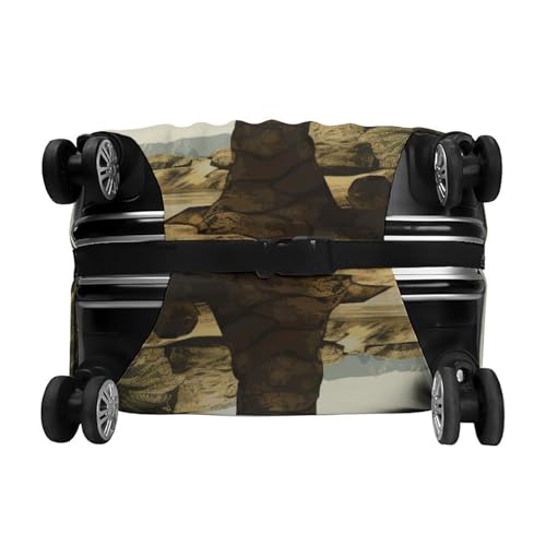 Palm Tree Tropical Luggage Cover, Elastic Luggage Protector Fits 19-32in Suitcases, Washable & Anti-Scratch Suitcase Cover for Men Women XL 6