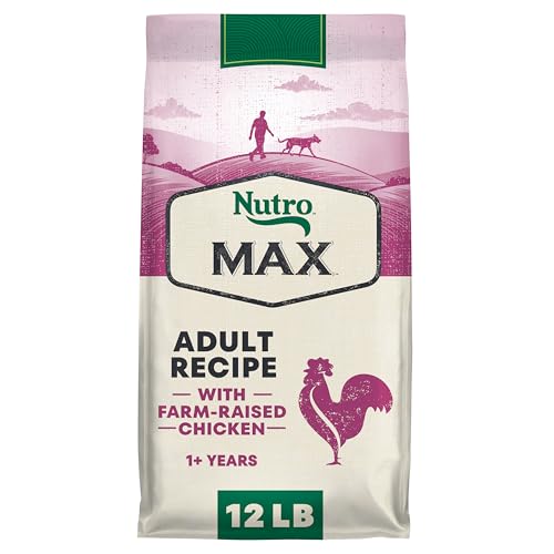 Image of Nutro Max Adult Recipe Dry Dog Food, Farm-Raised Chicken, 12 lb