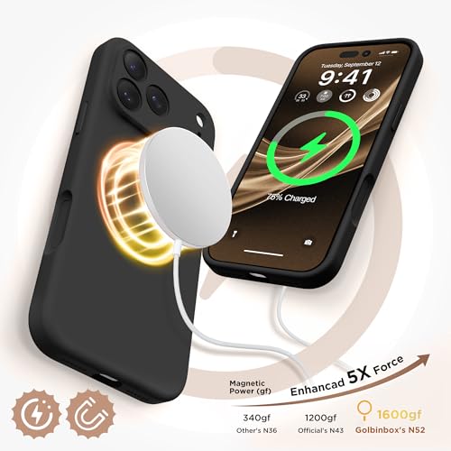 Image of GolbinBox Magnetic for iPhone 18 Pro Max Case /17 Pro Max Case, Black