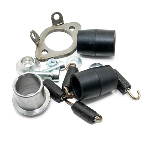 Soporte para tubo de escape LeoVince S3286 de acero para moto