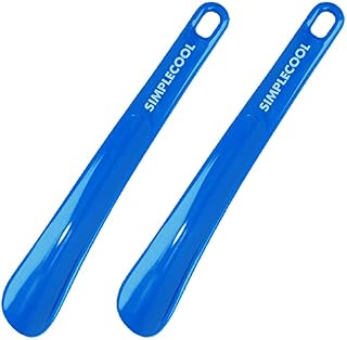 SIMPLECOOL Plastikowy róg do butów, przenośne rogi do butów podróżnych. Trwała łyżka do butów pomocnik dla mężczyzn kobiet seniorów dzieci