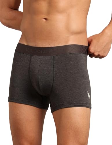 Image of U.S. Polo ASSN. Men's PT006 Bamboo Comfort Trunks for All-Day Freshness - Pack of 1