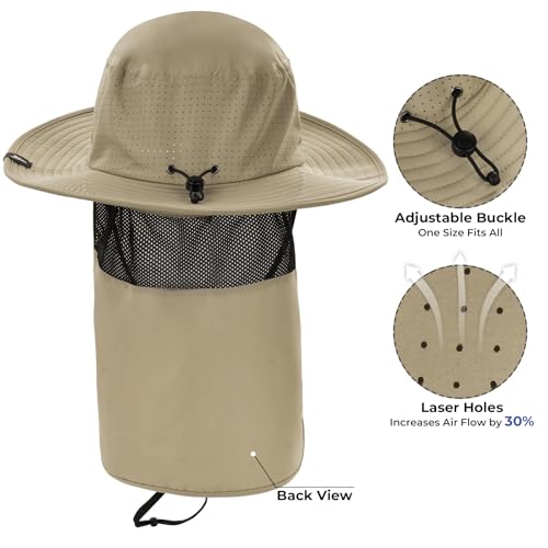 Image of KastKing Sol Armis UPF 50 Boonie Hat - Sun Protection Hat, Fishing Hat, Beach & Hiking Hat, Paddling