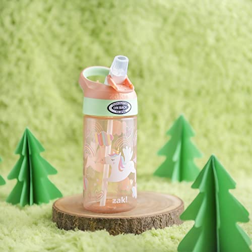 Zak Designs 7125-T350 16Oz Riverside Kids Water Bottle With Spout Cover And Built-In Carrying Loop, Made Of Durable Plastic, Leak-Proof Design thumb #4