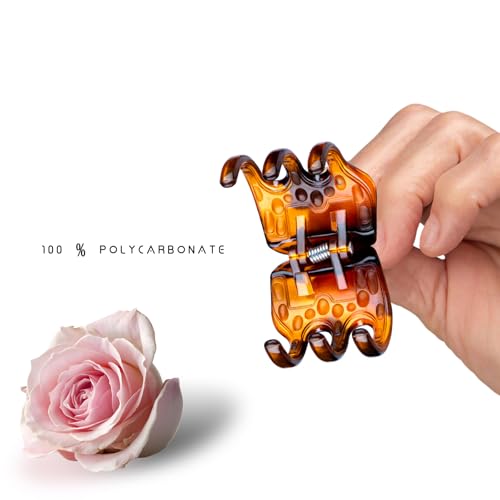 Set de 6 pinzas para cabello resistentes 1.3 pulg miniatura 4