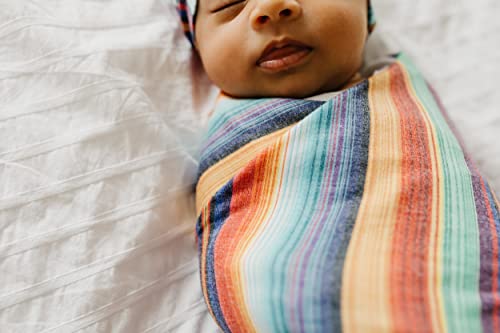 Image of Copper Pearl Swaddle Blankets for Newborns | Soft Stretchy Receiving Blankets for Boys and Girls | Large 46 x 46 Inch Baby Blankets | Lightweight and Breathable Swaddles | Serape