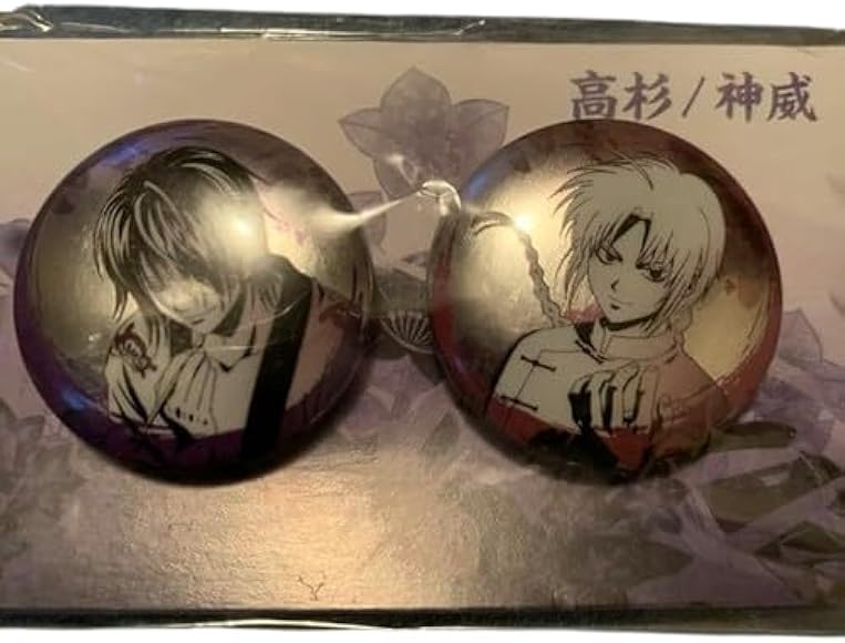 銀魂神威缶バッジ2点