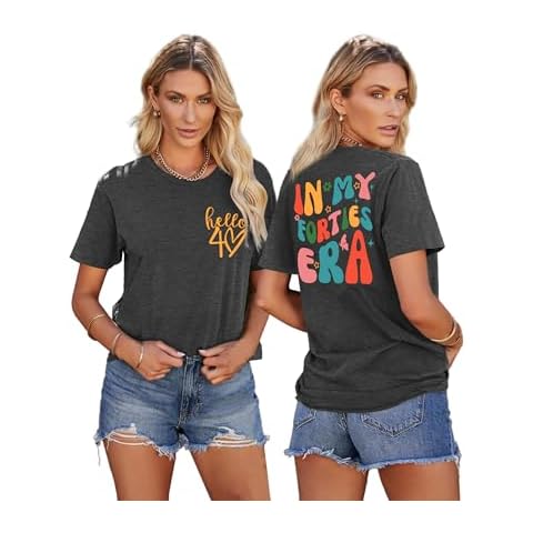 tiorhooe 40th Birthday T-Shirt for Women Cover