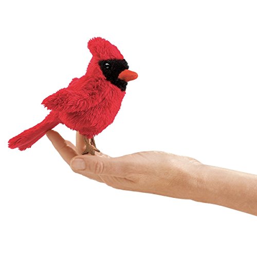 Folkmanis Puppets Cardinal - Marionnette à doigt rouge
