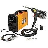 Klutch Dual-Voltage 180 Amp MIG/Flux-Core Multi-Process Welder with Inverter Technology, LCD Display and Spool Gun, 120/240 Volts, 180 Amp Max.