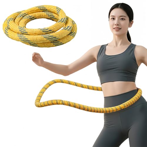 フラフープ ダイエット用【2025新登場】ソフトスプリングフラフープ 静音設計 折りたたみ式 ポータブル コンパクト 有酸素運動 脂肪燃焼 多機能トレーニング 筋トレ フィットネス ウエスト/背中/脚/胸エクササイズ 室内/公園用/屋外用 男女兼用 1.2