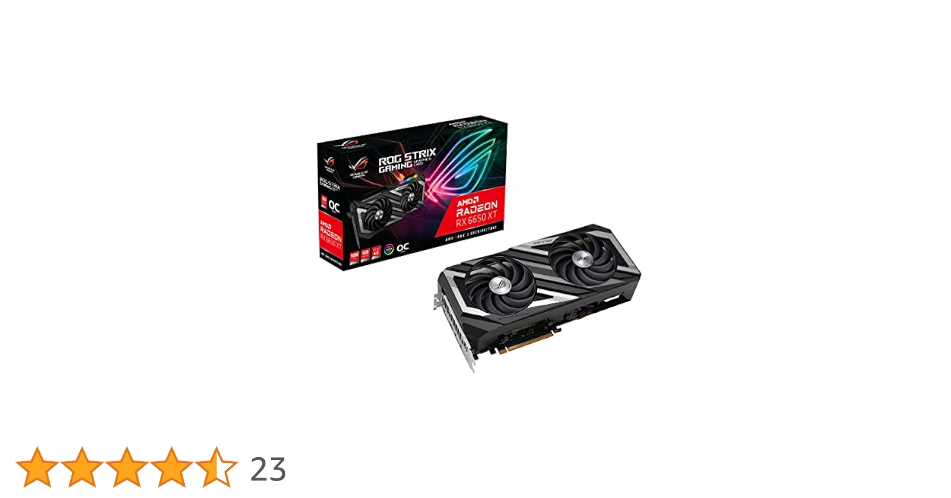 グラフィックボード・グラボ・ビデオカード ASUS Dual AMD Radeon RX6650XT OC ASUS Dual Radeon™ RX 6650 XT OC Edition 8GB GDDR6