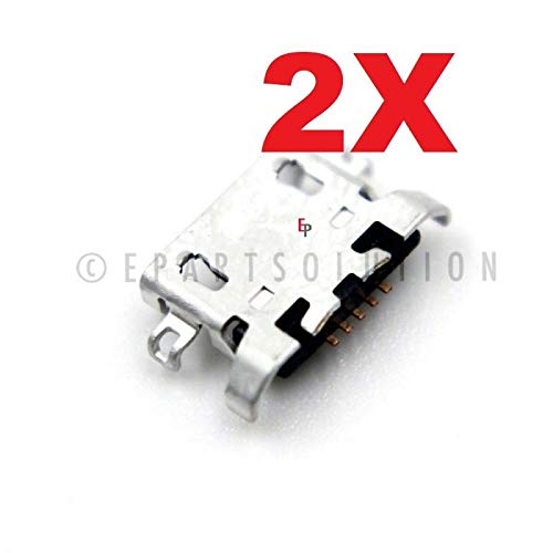 ePartSolution Wholesale 2X Replacement for Motorola Moto G8 Power Lite (M546E) XT2055 Micro USB Charger Charging Port Dock Connector USB Port USA (2pcs)