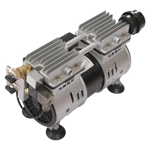 RocoReny 3/4 HP Pond Aerator,550W Air Pump Compressor Pond Aerator System 110V Timer & Valves, Air Compressor for Up to 3 Acre Pond,Lake,Deep Water Subsurface