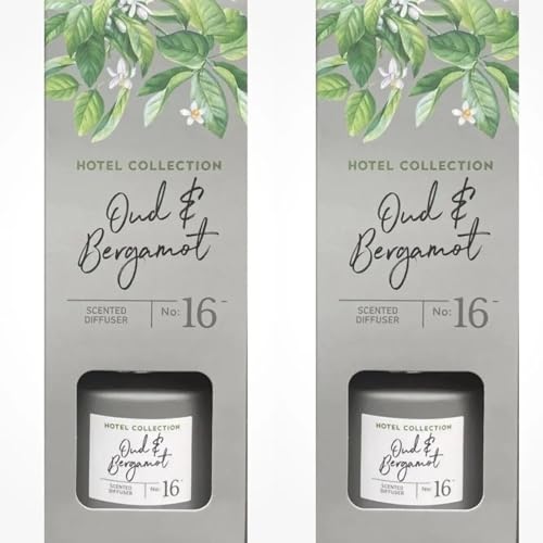 Hotel Collection - Difusor Oud & bergamota n.º 16 | 100 ml (paquete doble)