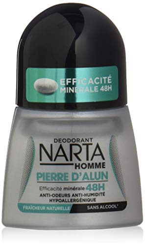 Déodorant bille homme Narta contre la transpiration excessive protection saine 48h lot de 3