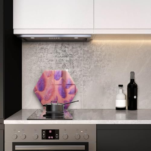 Planche à découper haut de gamme Wallfluent Cuisson Résistance hectagonale 40cm - 4