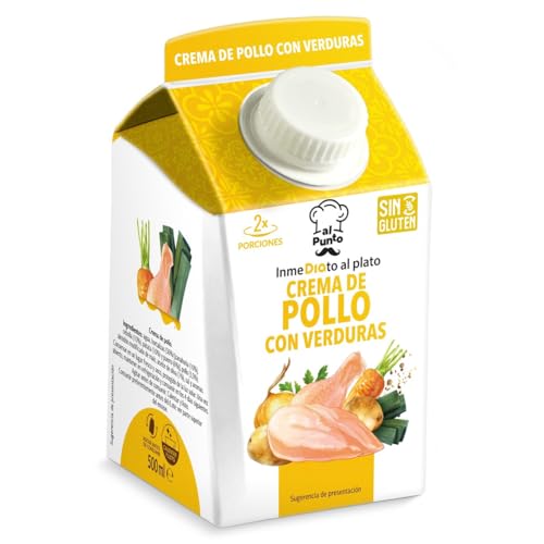 Dia al punto Crema de pollo con verduras, brik 500ml