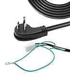 Power Cord for Frigidaire Electrolux Kenmore Freezer Refrigerator, 241516904 Replacement Freezer Service Cord Replace AP6997271 241516901 7241516901 PD00072266, 75inches