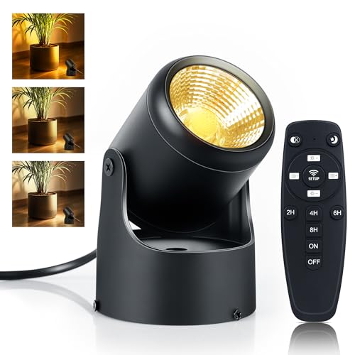 LED Spot Lights Indoor, 7W 120V Uplighting Indoor with Remote