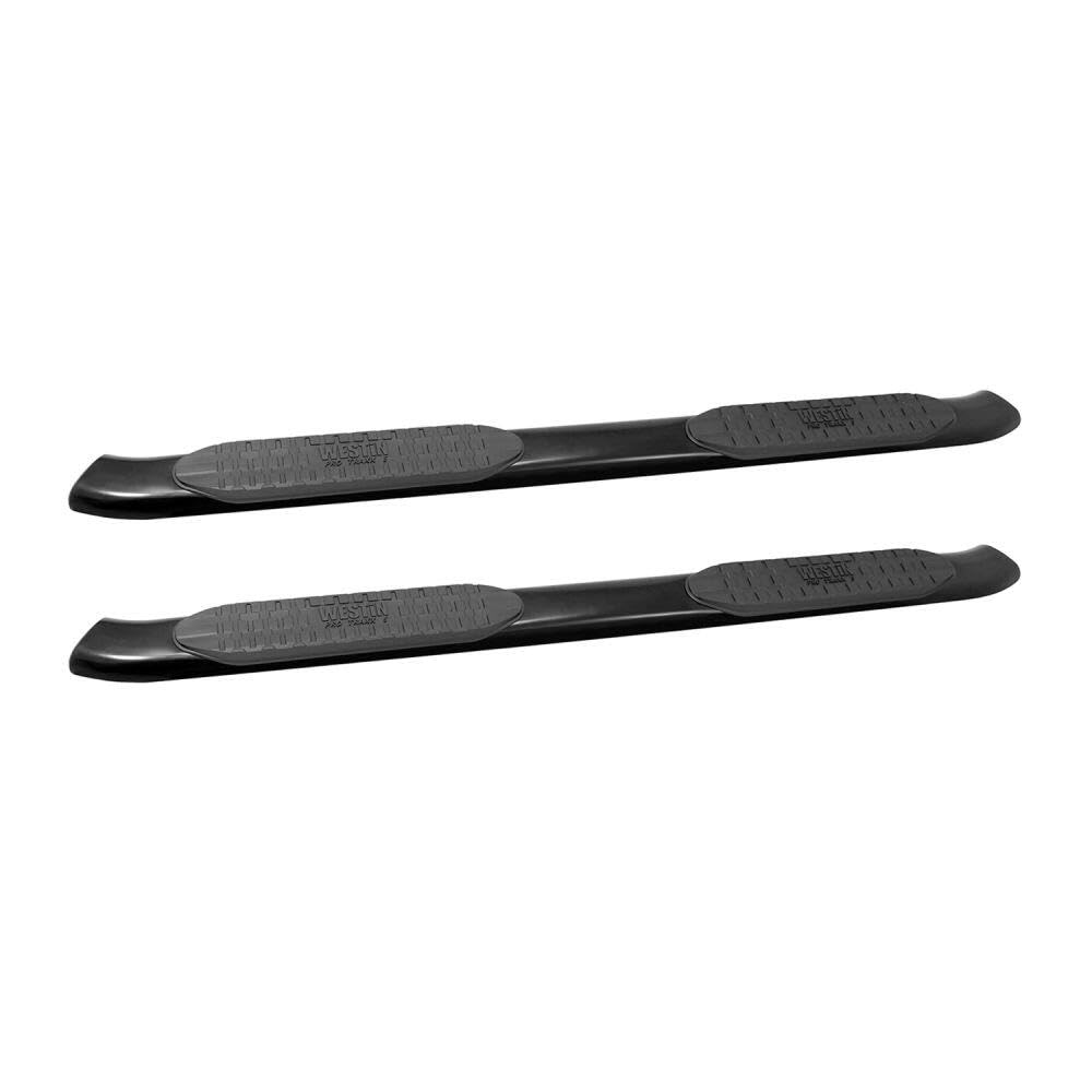 Westin 21-54025 PRO TRAXX 5 Oval Nerf Bars fits 2016-2024 Titan XD Crew Cab Titan 2017-2024 Black Pair