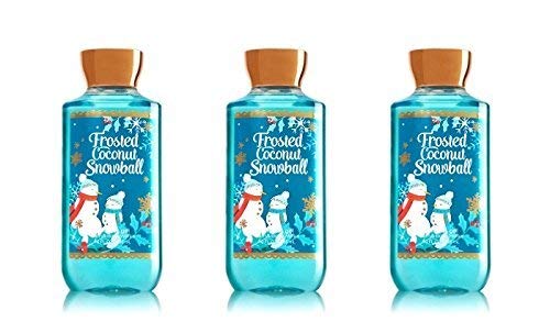 Bath & Body Works Frosted Coconut Snowball Shower Gel 10oz each - Lot of 3