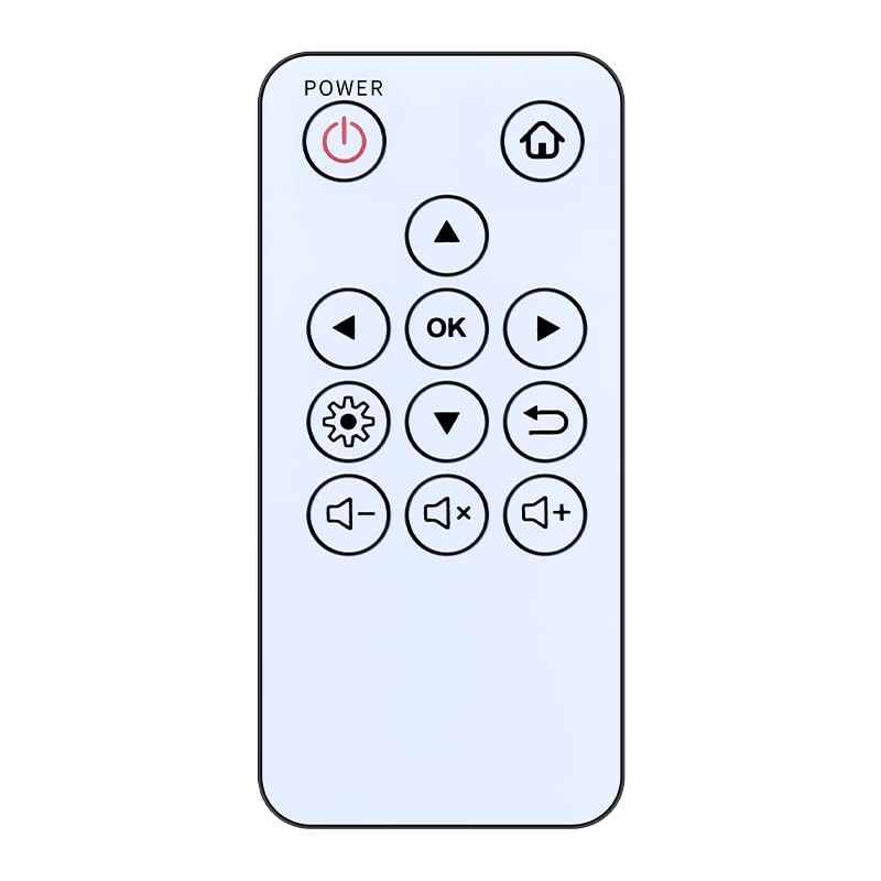 Replacement Remote Control for ViewSonic M1 Mini VS18039 Compatible with M1 Mini Portable Projector Accessories