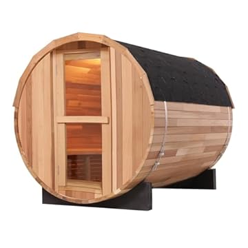 redwood outdoors barrel sauna