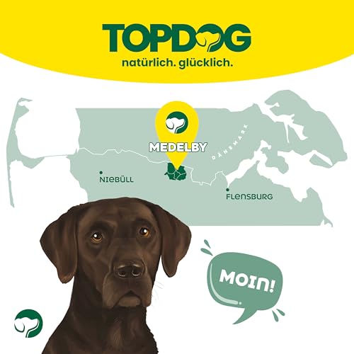 TOPDOG Chicken Donut für Hunde - 10 Stück - Langanhaltende Hunde Kausnacks - Zuckerfreie Kauringe ohne Zusatzstoffe - Sorgt für Geschmackvolle Zahnpflege