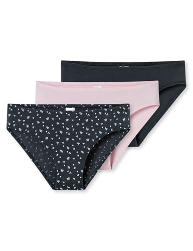 Schiesser Mädchen 3 Pack Unterwäsche Slips - 95/5 Organic Bio...