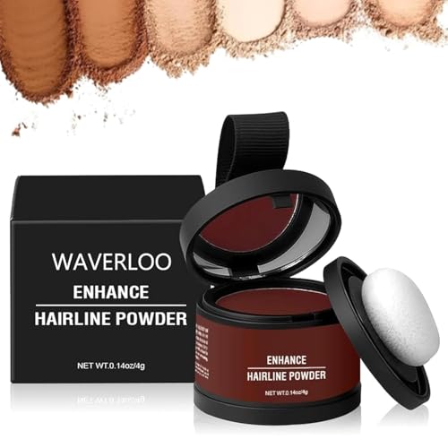 Waverloo Magic Root Cover Up - Hairline Powder Instantly Conceals Hair Loss with Puff Touch for Thin