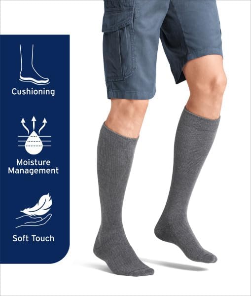 BSN Medical 110531 JOBST ACTIVEWEAR KNEE 15-20 CLOSED TOE COOL BLACK LGFC