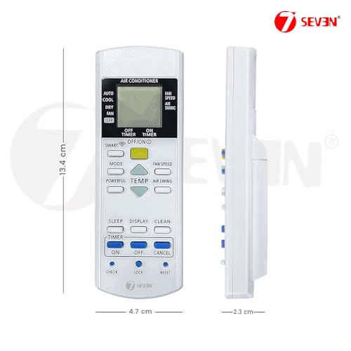 Image of 7SEVEN Compatible for Panasonic AC Remote Original 29G Model 1 1.5 2 Ton Split or Window Air Conditioner