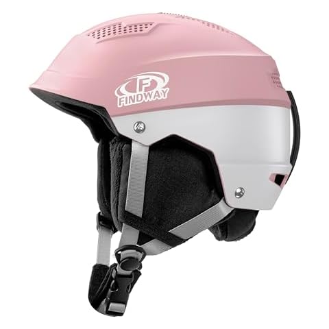 Findway Pro Ski Helmet, Goggle Compatible Snowboard Helmet,[Safety-Certified & Removable Liners] Shockproof and Lightweight Snow Sports Helmet for Men, Women & Youth Cover