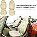 GXARTS Beige Front Driver and Passenger Bottom & Top Lean Back Leather Seat Cover Pair Replacement Fit for BMW Z3 Roadster 1996 1997 1998 1999 2000 2001 2002 Full Surround