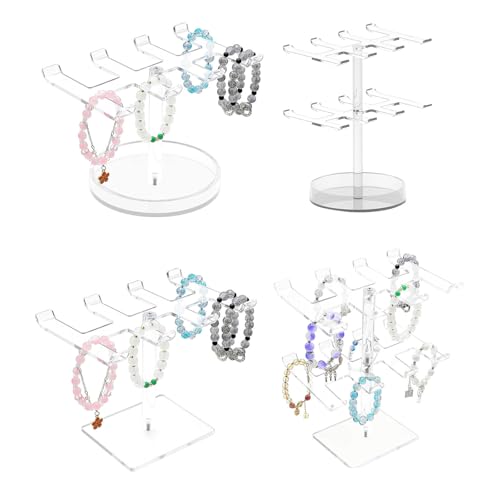 Présentoir à bijoux en acrylique transparent de qualité supérieure - 6