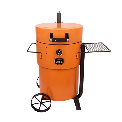 Oklahoma Joe's® Bronco Pro Drum Smoker, Orange - 19202100