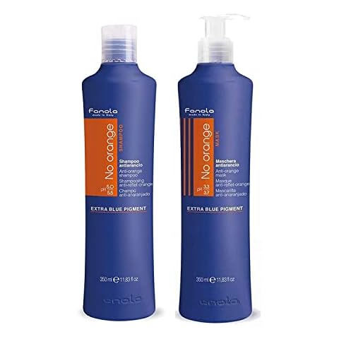 Fanola No Orange Shampoo + Anti-Orange Mask - 700 Ml Cover