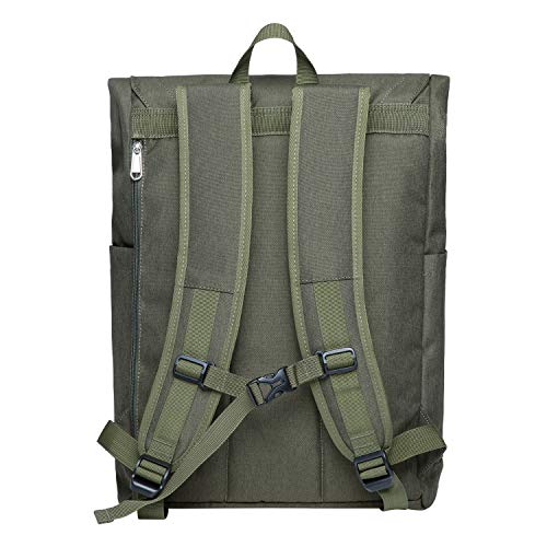 KAUKKO Casual and Stylish Backpack Multi-Use Backpack, Outdoor Backpack, Travel Laptop Backpack Fits 15 Inches, Green (KF14), Taille unique, daypack backpack3