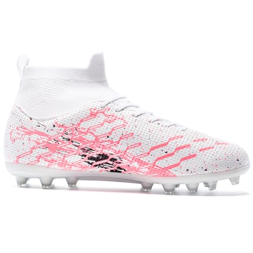 Kids Slip On Soccer Cleats for Boys Girls Youth Training Football Shoes2